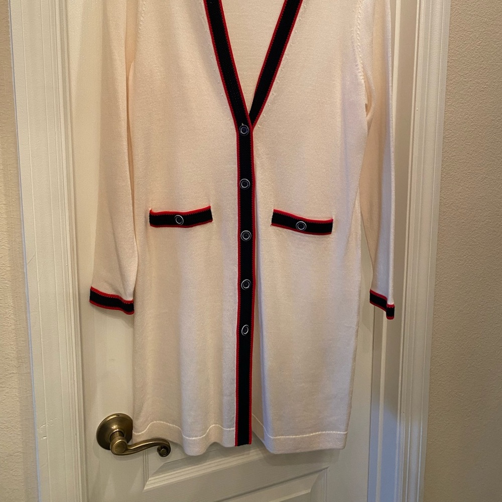 NWOT Talbots Long Wool cardigan - Picture 6 of 6